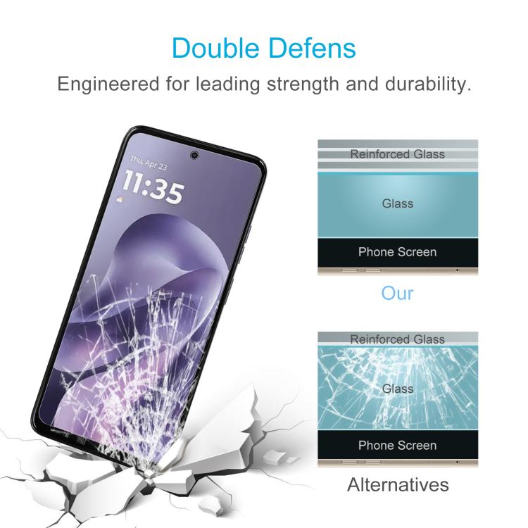 For Motorola Moto G17 4G 10pcs 0.26mm 9H 2.5D Tempered Glass Film