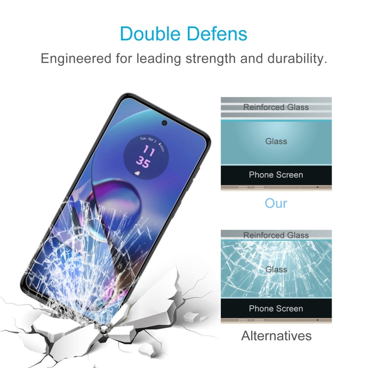 For Motorola Moto G64y 5G 50pcs 0.26mm 9H 2.5D Tempered Glass Film