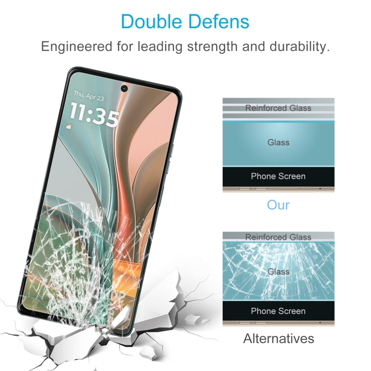 For Motorola Moto G75 5G 50pcs 0.26mm 9H 2.5D Tempered Glass Film