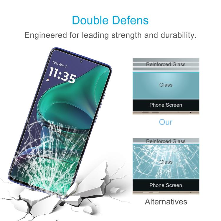 For Motorola Edge 60 Stylus 50pcs 0.26mm 9H 2.5D Tempered Glass Film