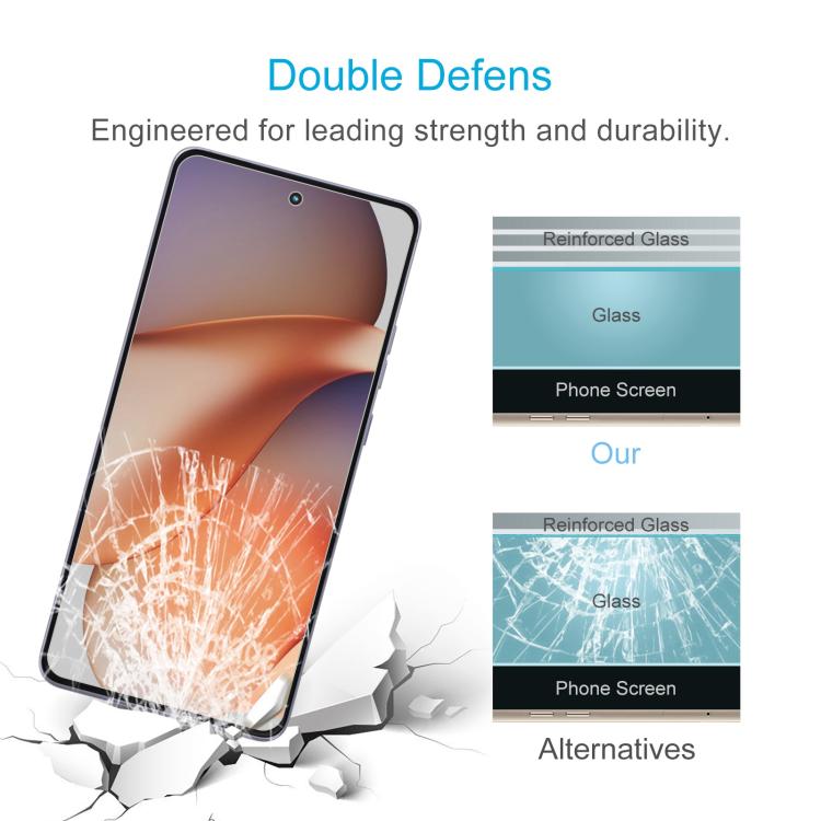 For Motorola Moto G86 5G 50pcs 0.26mm 9H 2.5D Tempered Glass Film