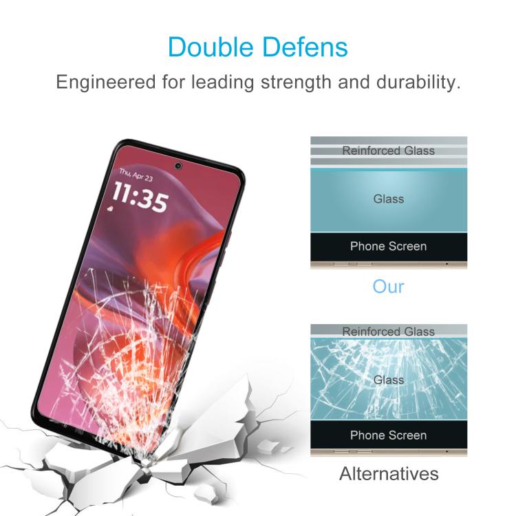 For Motorola Moto G06 4G 50pcs 0.26mm 9H 2.5D Tempered Glass Film
