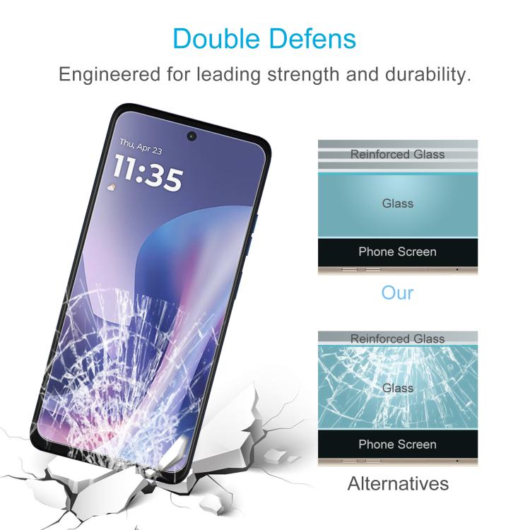 For Motorola Moto G57 5G 50pcs 0.26mm 9H 2.5D Tempered Glass Film