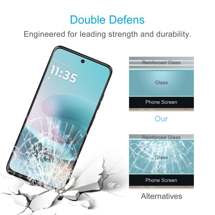 For Motorola Moto G67 5G 50pcs 0.26mm 9H 2.5D Tempered Glass Film