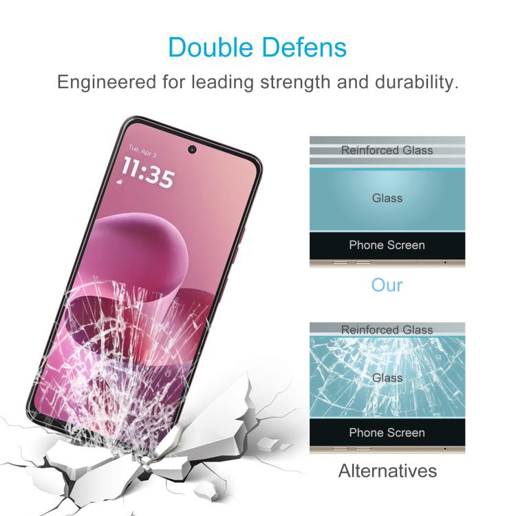 For Motorola Moto G37 5G 50pcs 0.26mm 9H 2.5D Tempered Glass Film