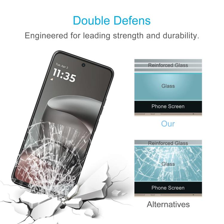 For Motorola Moto G47 5G 50pcs 0.26mm 9H 2.5D Tempered Glass Film
