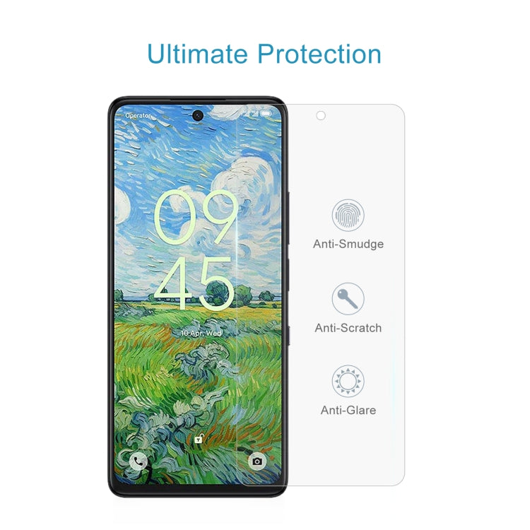 For TCL 50 Pro NxtPaper 10pcs 0.26mm 9H 2.5D Tempered Glass Film