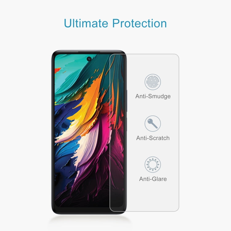 For TCL 50 XE NxtPaper 10pcs 0.26mm 9H 2.5D Tempered Glass Film