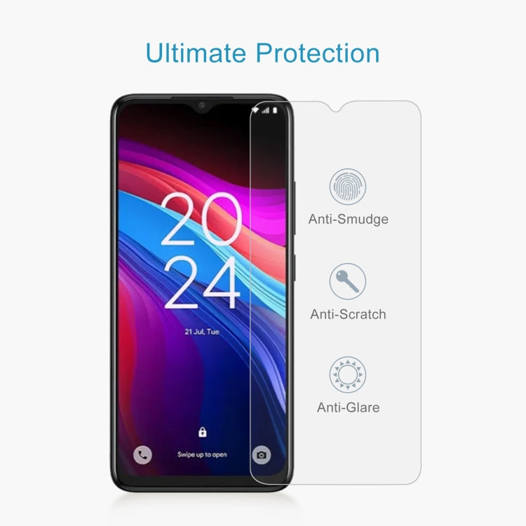 For TCL 503 10pcs 0.26mm 9H 2.5D Tempered Glass Film