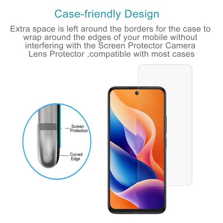 For TCL 605 10pcs 0.26mm 9H 2.5D Tempered Glass Film