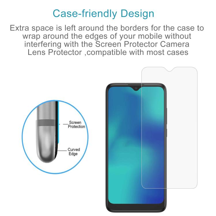 For TCL L10+ 10pcs 0.26mm 9H 2.5D Tempered Glass Film