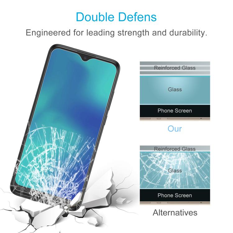 For TCL L10+ 10pcs 0.26mm 9H 2.5D Tempered Glass Film
