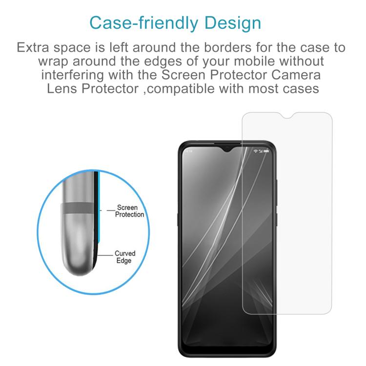 For TCL T9 10pcs 0.26mm 9H 2.5D Tempered Glass Film