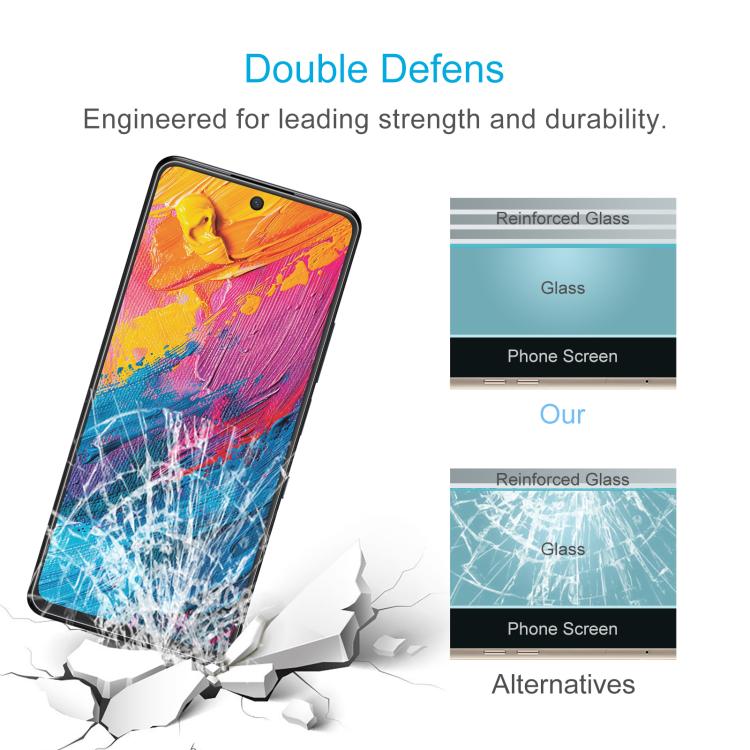 For TCL 60 XE NxtPaper 5G 10pcs 0.26mm 9H 2.5D Tempered Glass Film