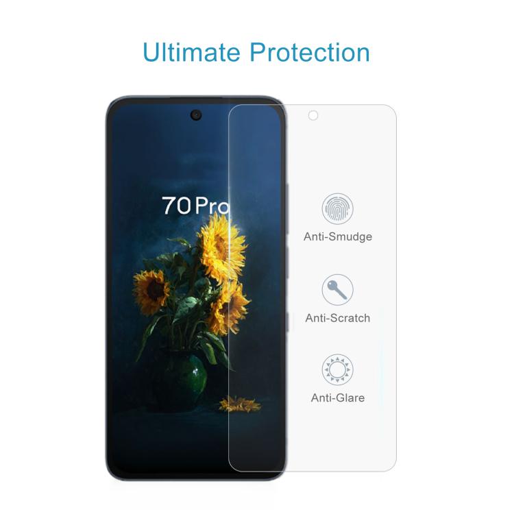 For TCL NxtPaper 70 Pro 5G 10pcs 0.26mm 9H 2.5D Tempered Glass Film