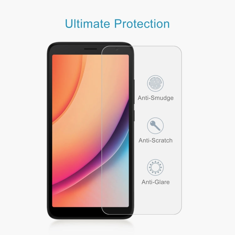 For TCL K11 50pcs 0.26mm 9H 2.5D Tempered Glass Film