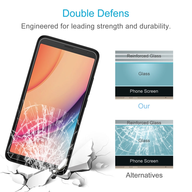 For TCL K11 50pcs 0.26mm 9H 2.5D Tempered Glass Film
