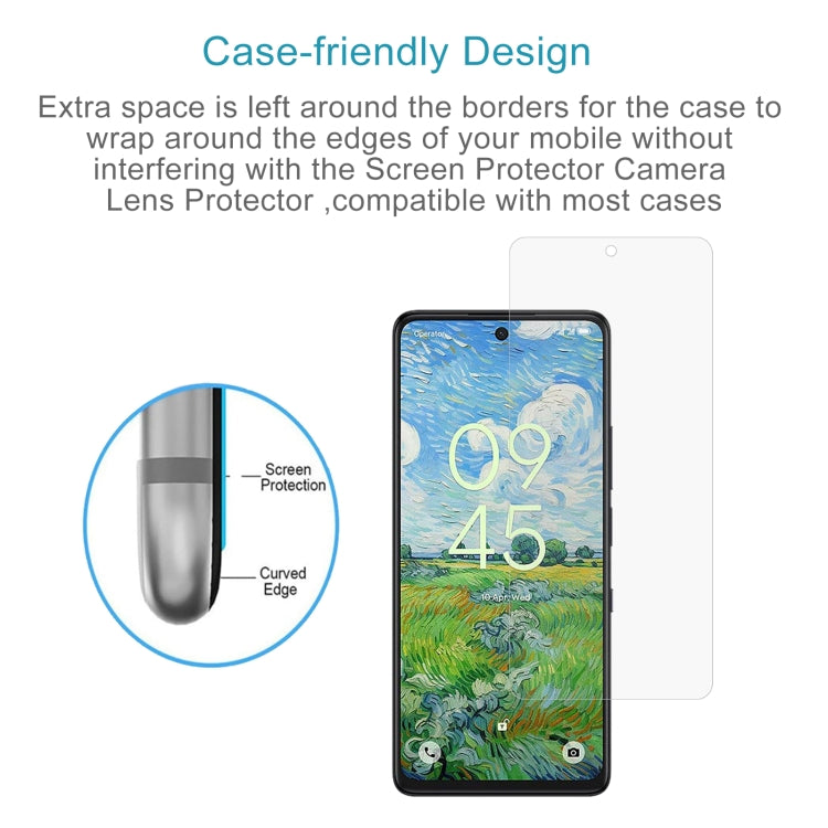 For TCL 50 Pro NxtPaper 50pcs 0.26mm 9H 2.5D Tempered Glass Film