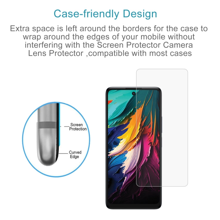 For TCL 50 XE NxtPaper 50pcs 0.26mm 9H 2.5D Tempered Glass Film