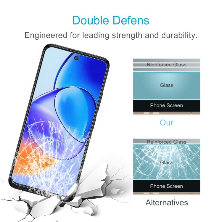 For TCL 60 5G 50pcs 0.26mm 9H 2.5D Tempered Glass Film