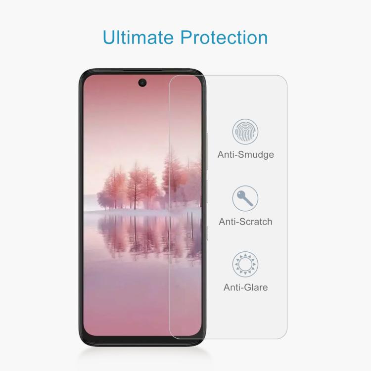 For TCL 60 SE 50pcs 0.26mm 9H 2.5D Tempered Glass Film