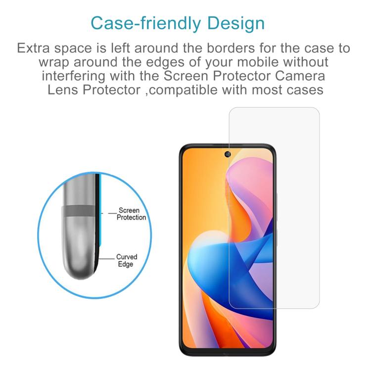 For TCL 60R 5G 50pcs 0.26mm 9H 2.5D Tempered Glass Film