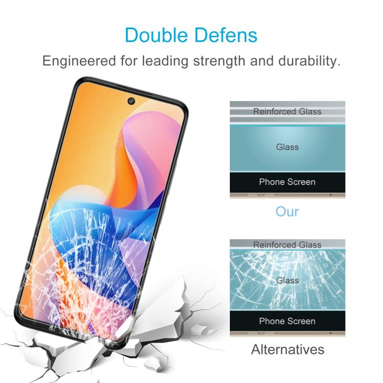 For TCL 60R 5G 50pcs 0.26mm 9H 2.5D Tempered Glass Film