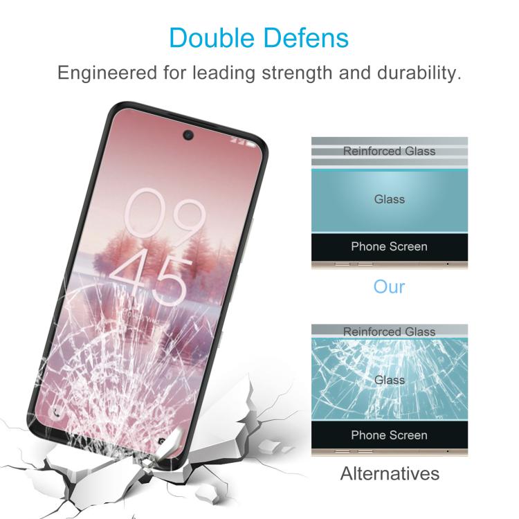 For TCL 60 NXTpaper 50pcs 0.26mm 9H 2.5D Tempered Glass Film