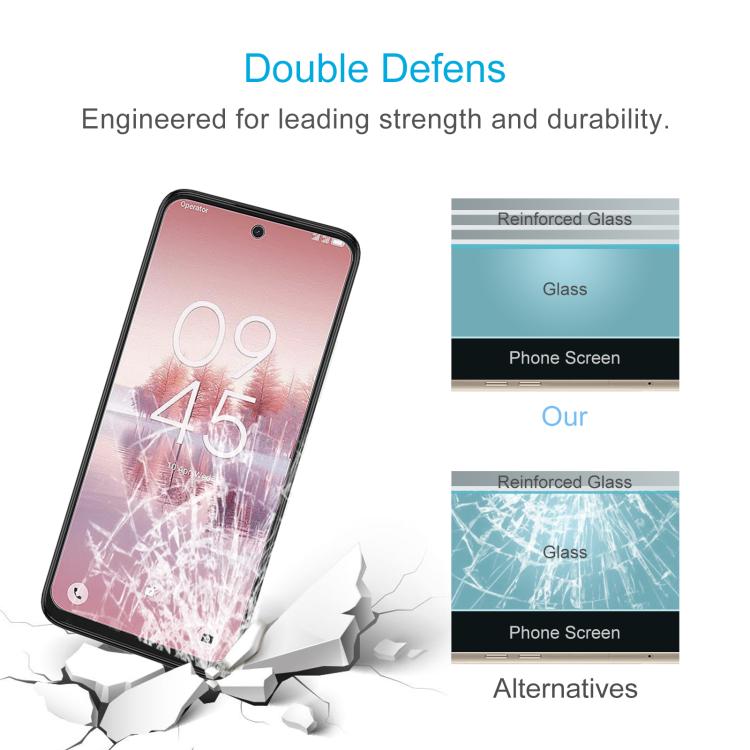 For TCL 60 SE NxtPaper 5G 50pcs 0.26mm 9H 2.5D Tempered Glass Film