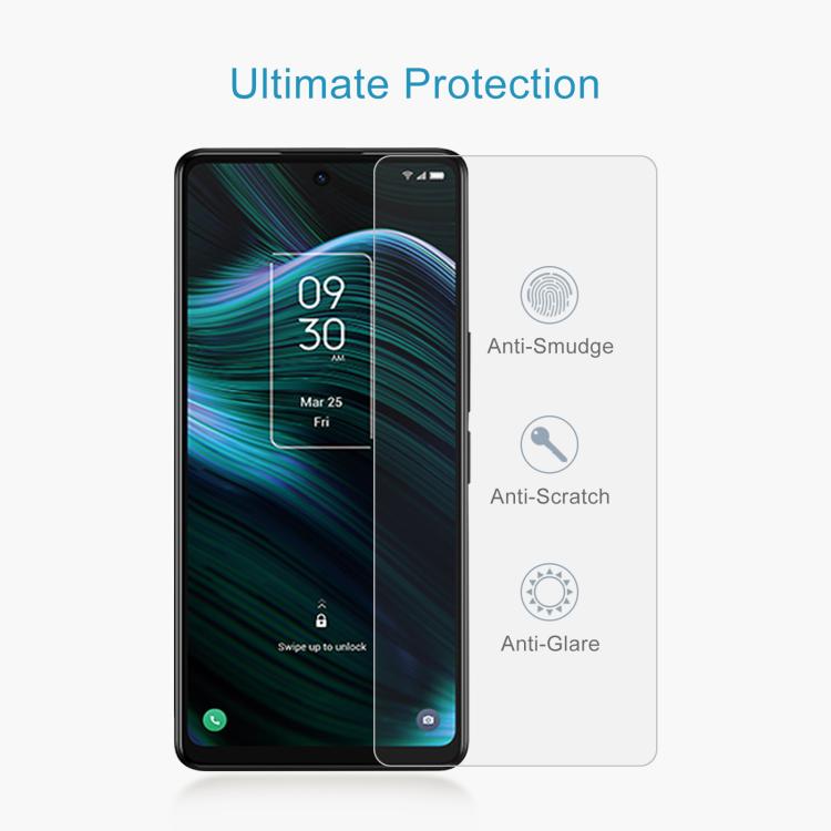 For TCL K32 5G 50pcs 0.26mm 9H 2.5D Tempered Glass Film