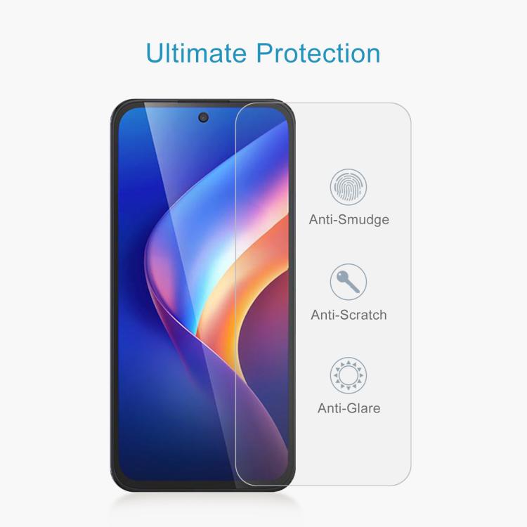 For TCL K70 Power 4G 50pcs 0.26mm 9H 2.5D Tempered Glass Film