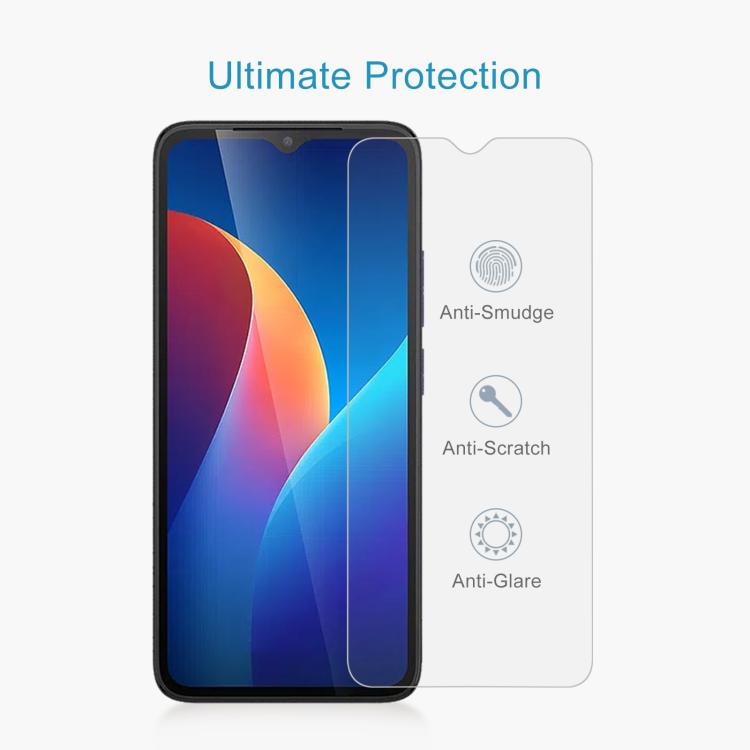 For TCL K70 SE T453D 50pcs 0.26mm 9H 2.5D Tempered Glass Film