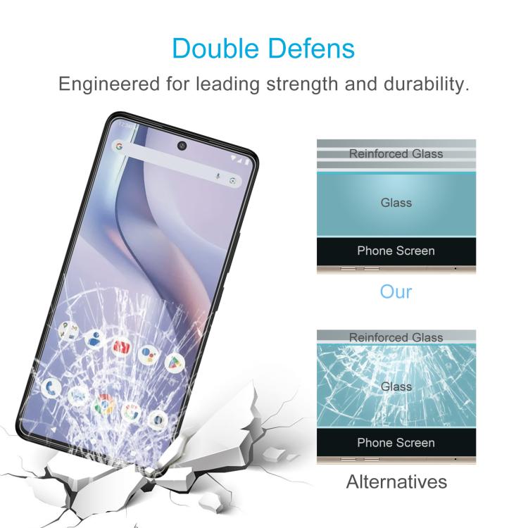 For BLU G95 50pcs 0.26mm 9H 2.5D Tempered Glass Film