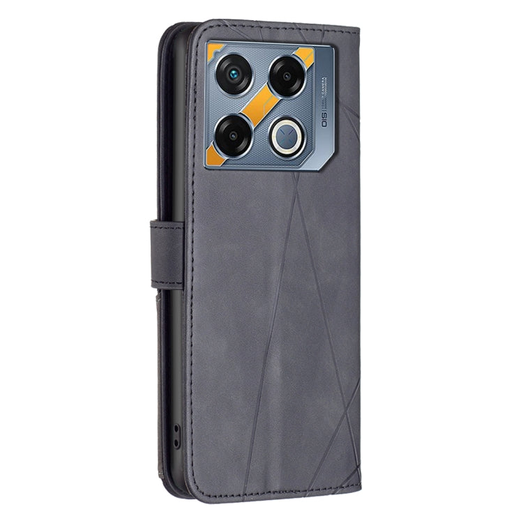 For Infinix GT 20 Pro 5G Magnetic Buckle Rhombus Texture Leather Phone Case