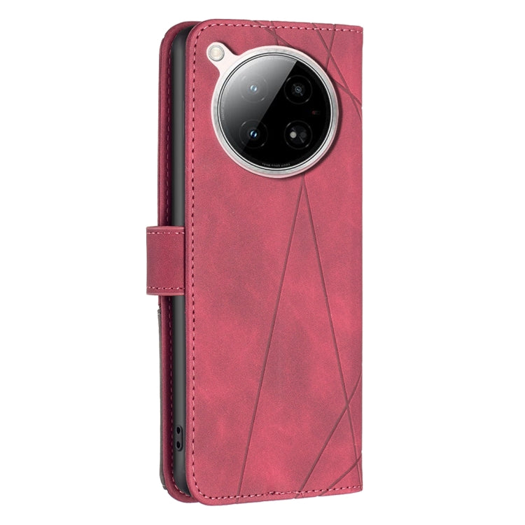 For Infinix Zero 40 4G Magnetic Buckle Rhombus Texture Leather Phone Case