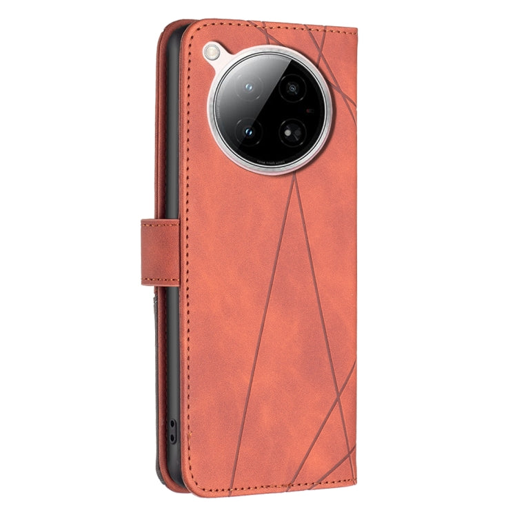 For Infinix Zero 40 4G Magnetic Buckle Rhombus Texture Leather Phone Case