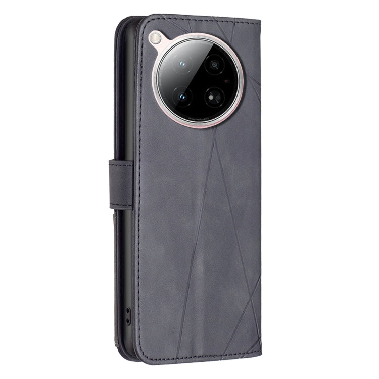 For Infinix Zero 40 4G Magnetic Buckle Rhombus Texture Leather Phone Case