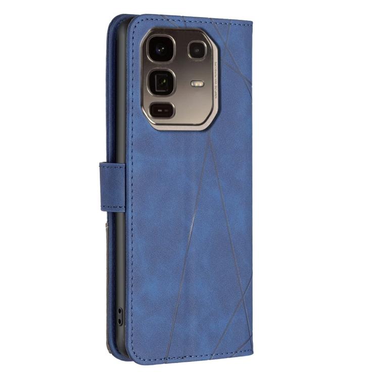 For Infinix Note 50 Pro+ 5G Magnetic Buckle Rhombus Texture Leather Phone Case