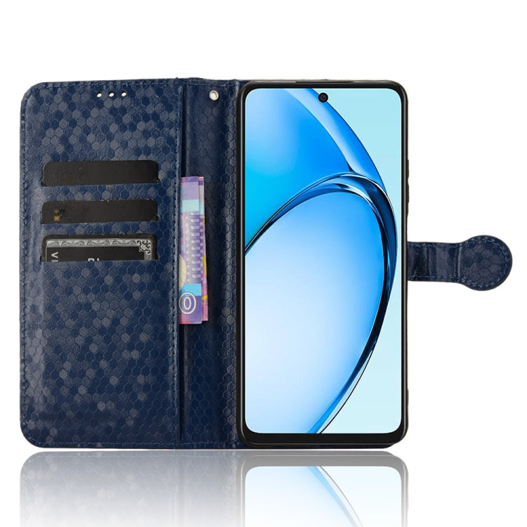 For OPPO A60 4G Honeycomb Dot Texture Leather Phone Case