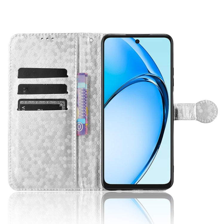 For OPPO A60 4G Honeycomb Dot Texture Leather Phone Case