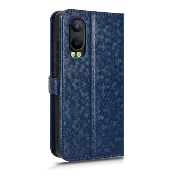 For OPPO K12x 5G Honeycomb Dot Texture Leather Phone Case
