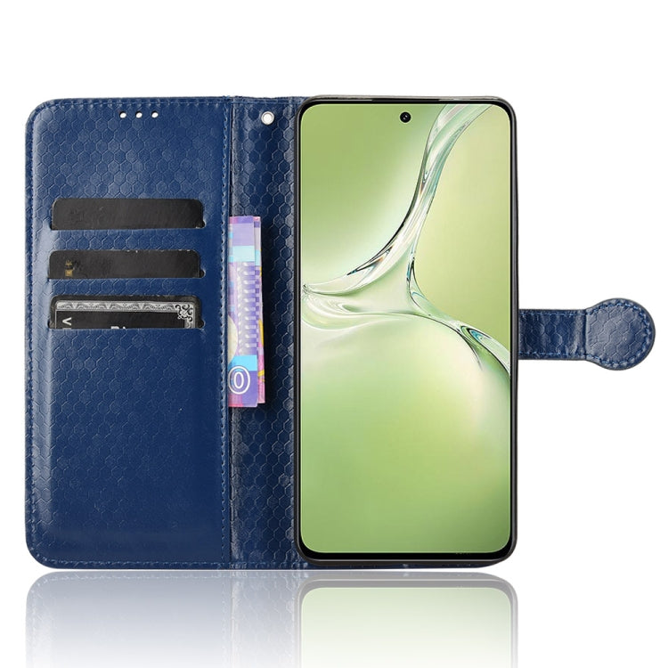 For OPPO K12x 5G Honeycomb Dot Texture Leather Phone Case