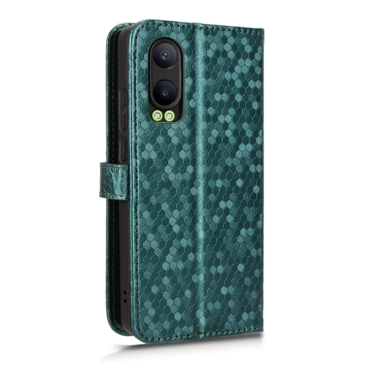 For OPPO K12x 5G Honeycomb Dot Texture Leather Phone Case
