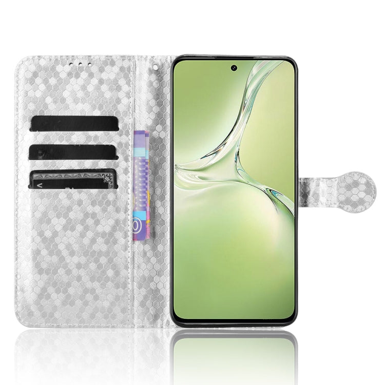 For OPPO K12x 5G Honeycomb Dot Texture Leather Phone Case