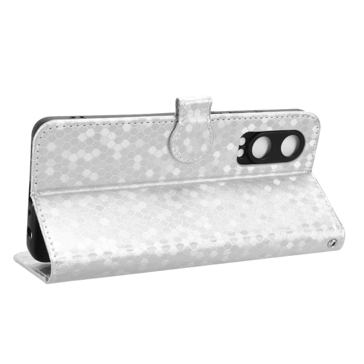 For OPPO K12x 5G Honeycomb Dot Texture Leather Phone Case