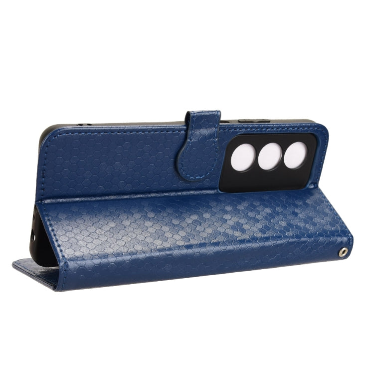 For OPPO A3 Pro India Honeycomb Dot Texture Leather Phone Case