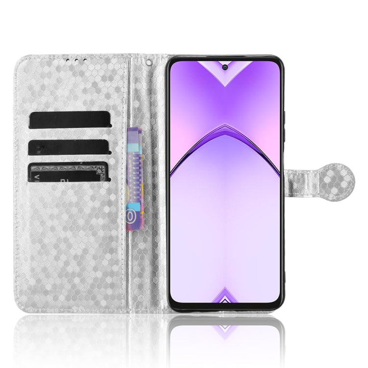 For OPPO A3 Pro India Honeycomb Dot Texture Leather Phone Case