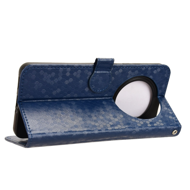 For OPPO Reno12 F Honeycomb Dot Texture Leather Phone Case