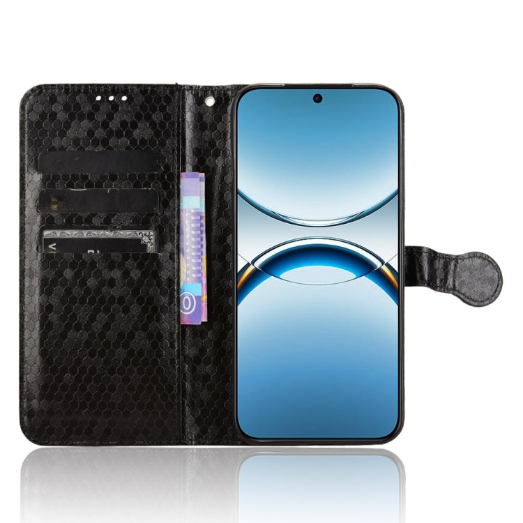 For OPPO Find X8 Honeycomb Dot Texture Leather Phone Case