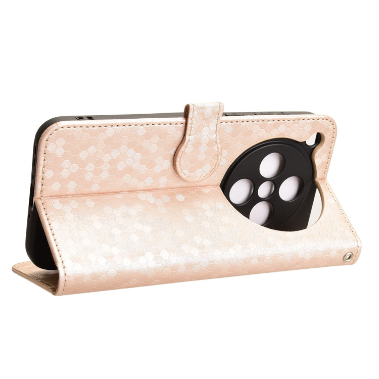 For OPPO Find X8 Honeycomb Dot Texture Leather Phone Case